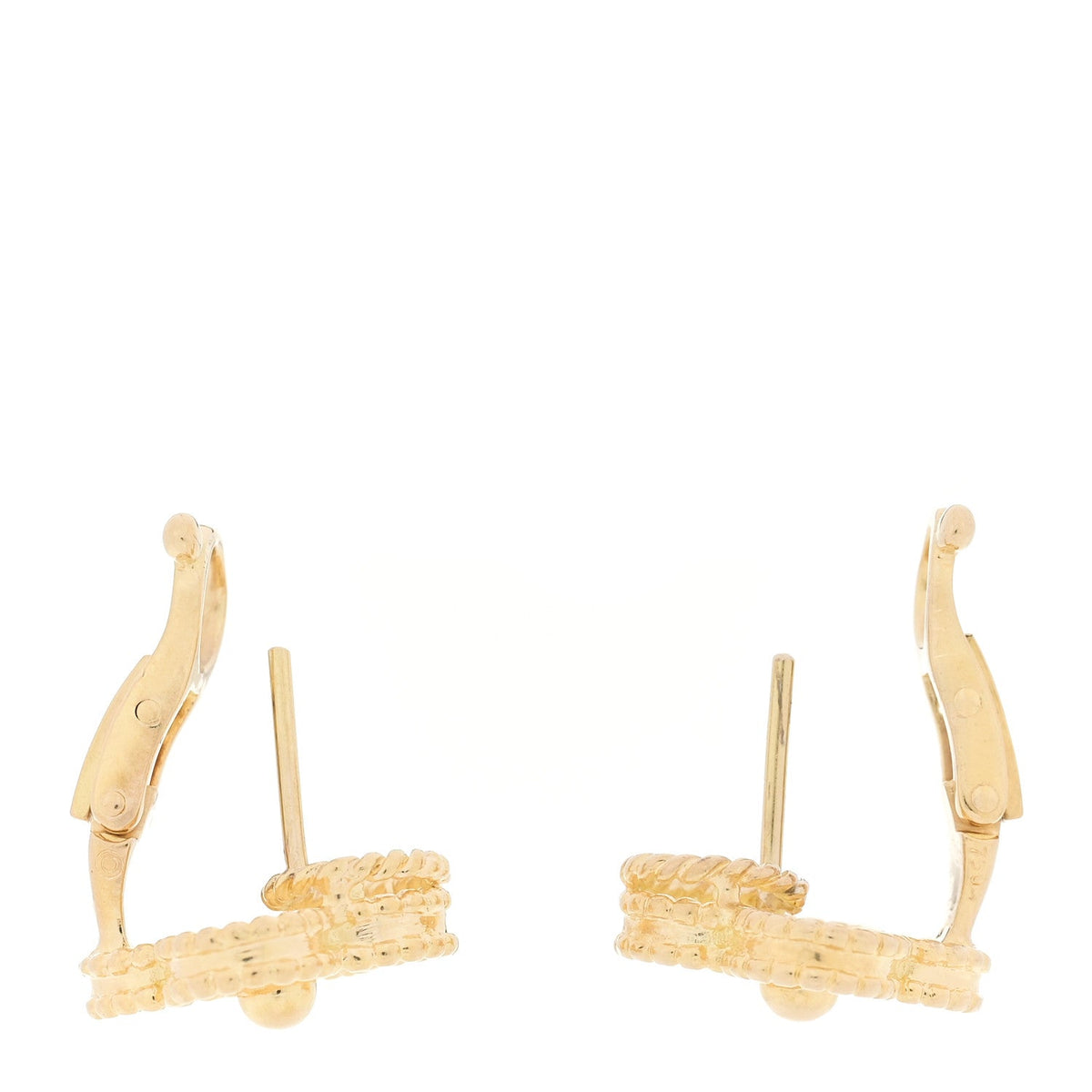 18K Yellow Gold Vintage Alhambra Earrings