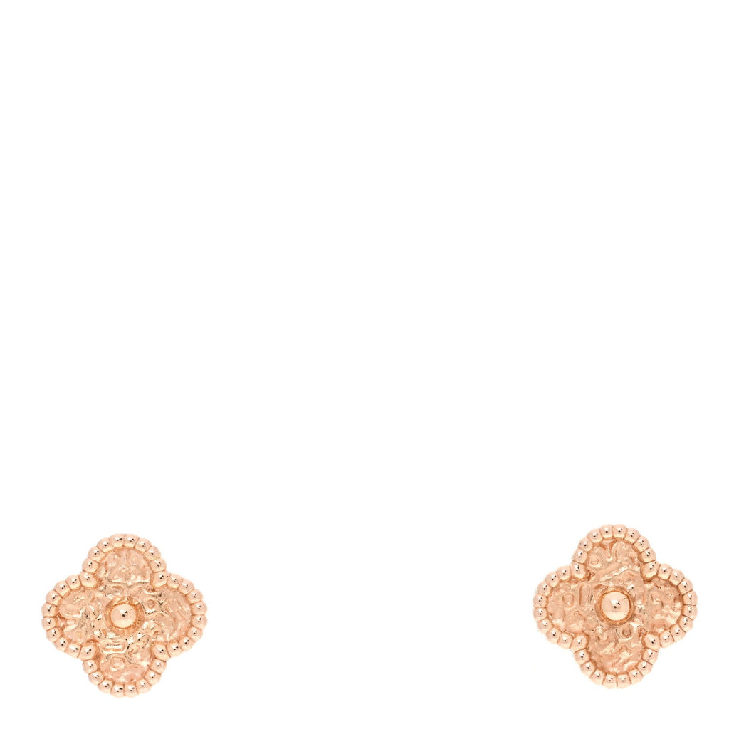 18K Rose Gold Sweet Alhambra Earrings