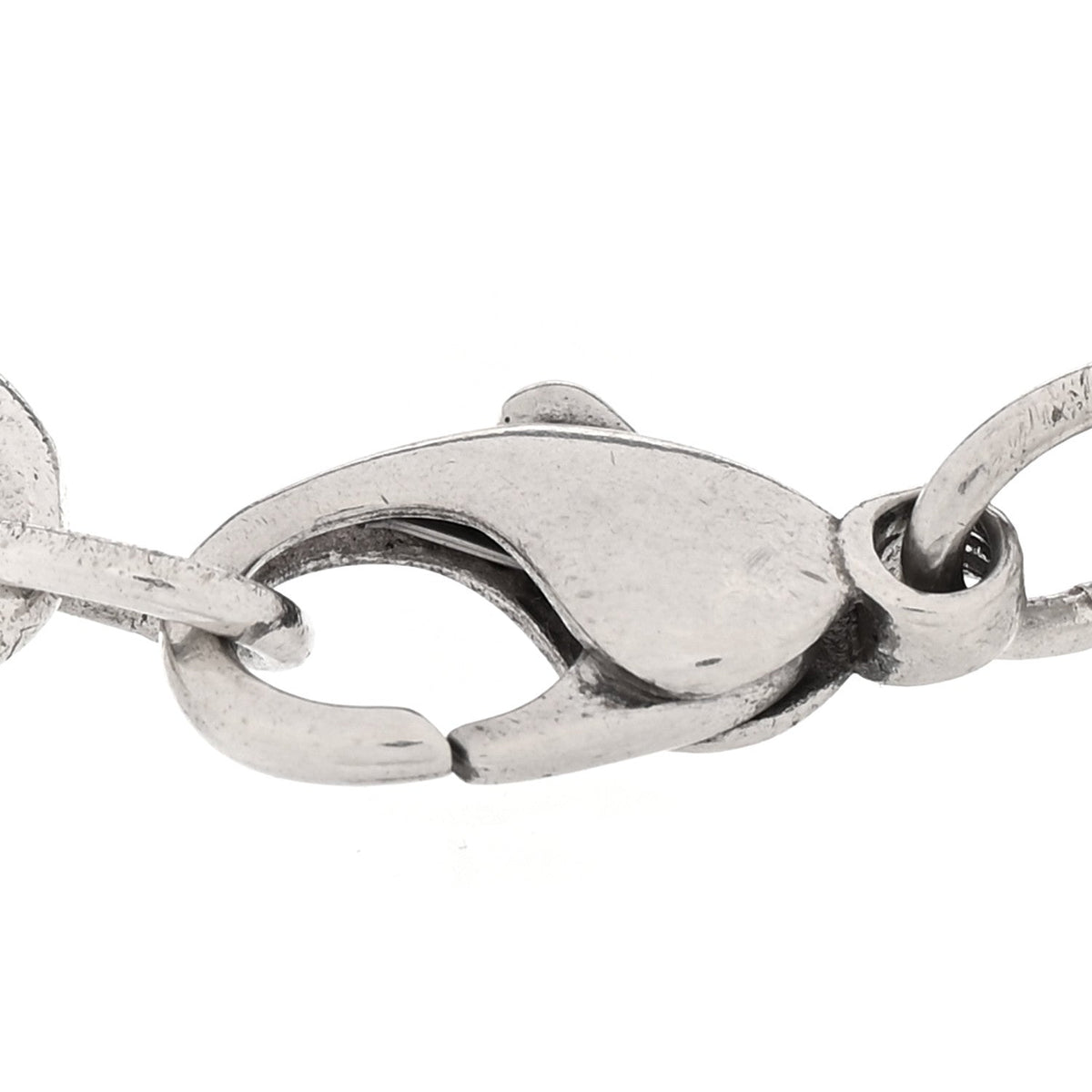 Sterling Silver Heart Tag Charm Bracelet
