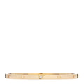 18K Yellow Gold 6 Diamond Small LOVE Bracelet 17