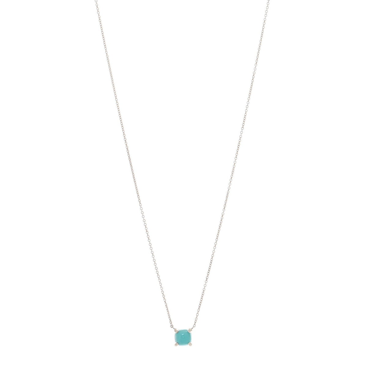 Sterling Silver Amazonite Paloma Picasso Sugar Stacks Necklace