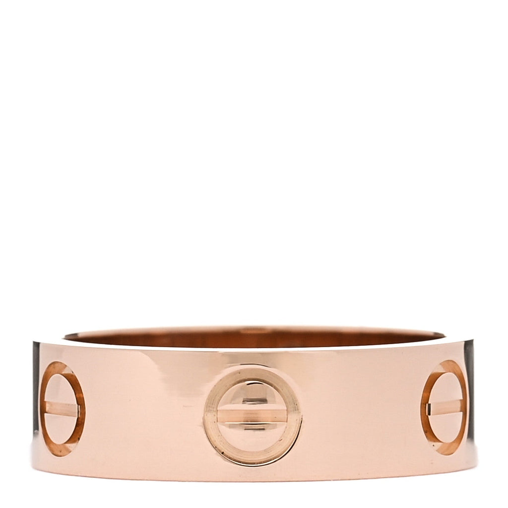 18K Pink Gold 5.5mm LOVE Ring 51 5.75