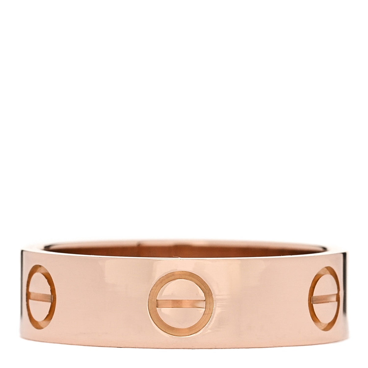 18K Pink Gold 5.5mm LOVE Ring 56 7.75
