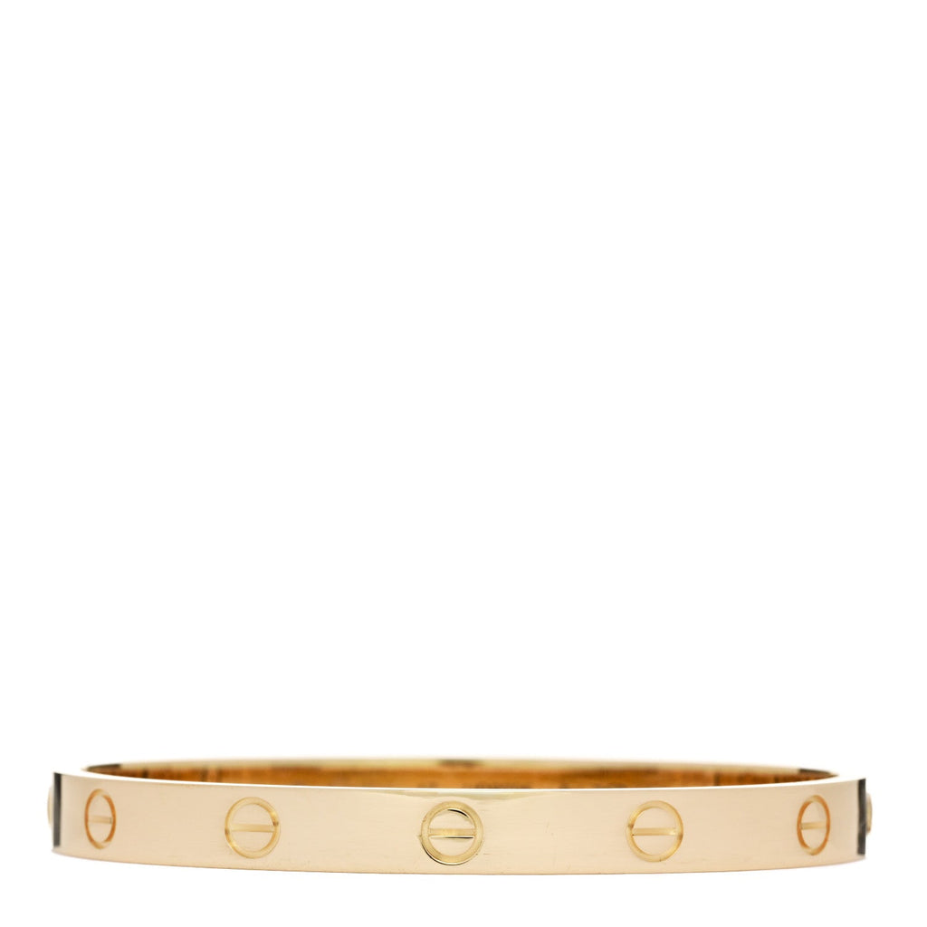 18K Yellow Gold LOVE Bracelet 17
