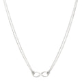 Sterling Silver Infinity Pendant Necklace