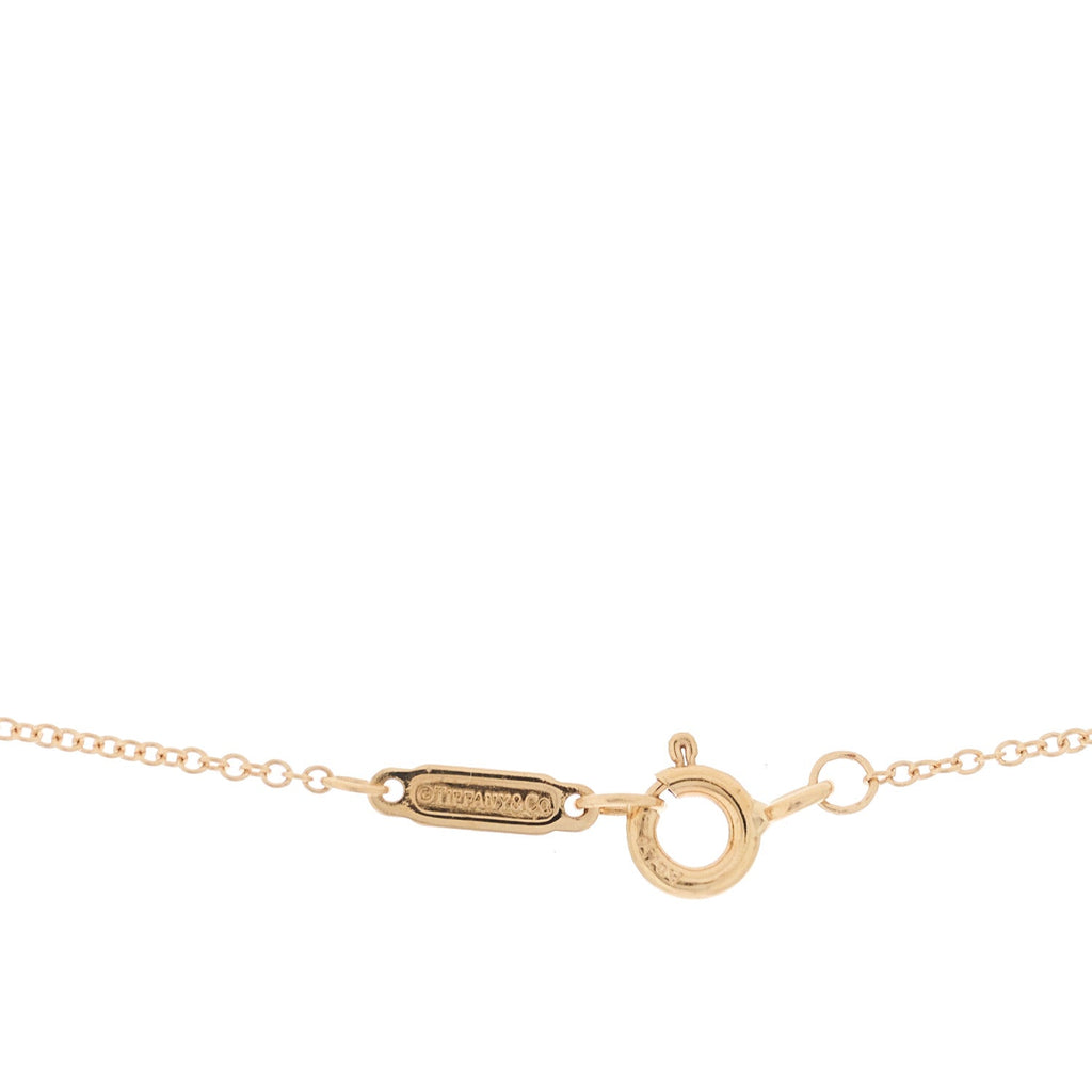 18K Rose Gold Diamond Victoria Vine Pendant Necklace