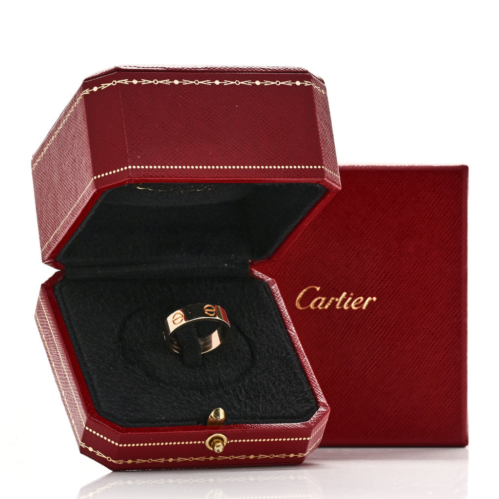 18K Yellow Gold 5.5mm LOVE Ring 53 6.5