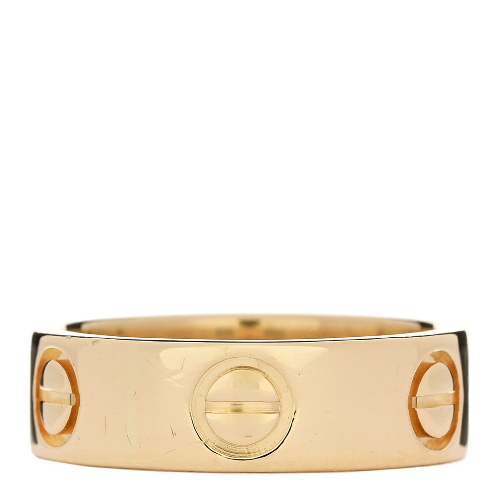 18K Yellow Gold 5.5mm LOVE Ring 49 4.75