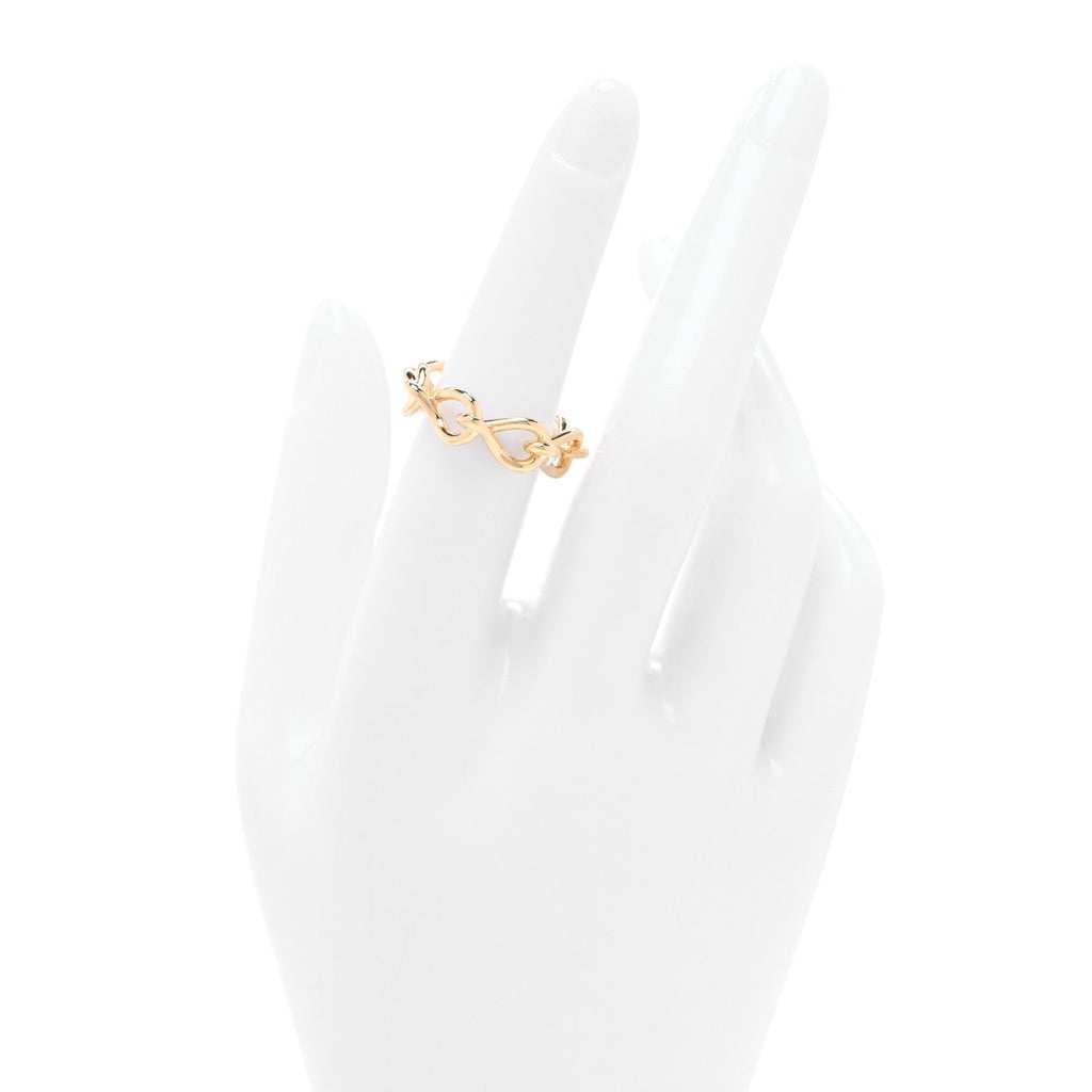 18K Yellow Gold Maillon Infini de Cartier Ring 54 7