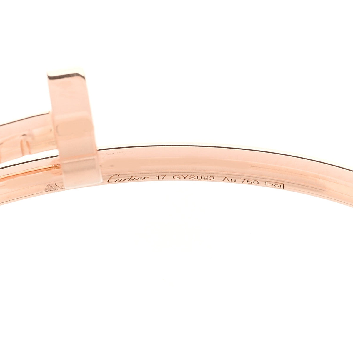 18K Pink Gold Small Juste Un Clou Bracelet 17