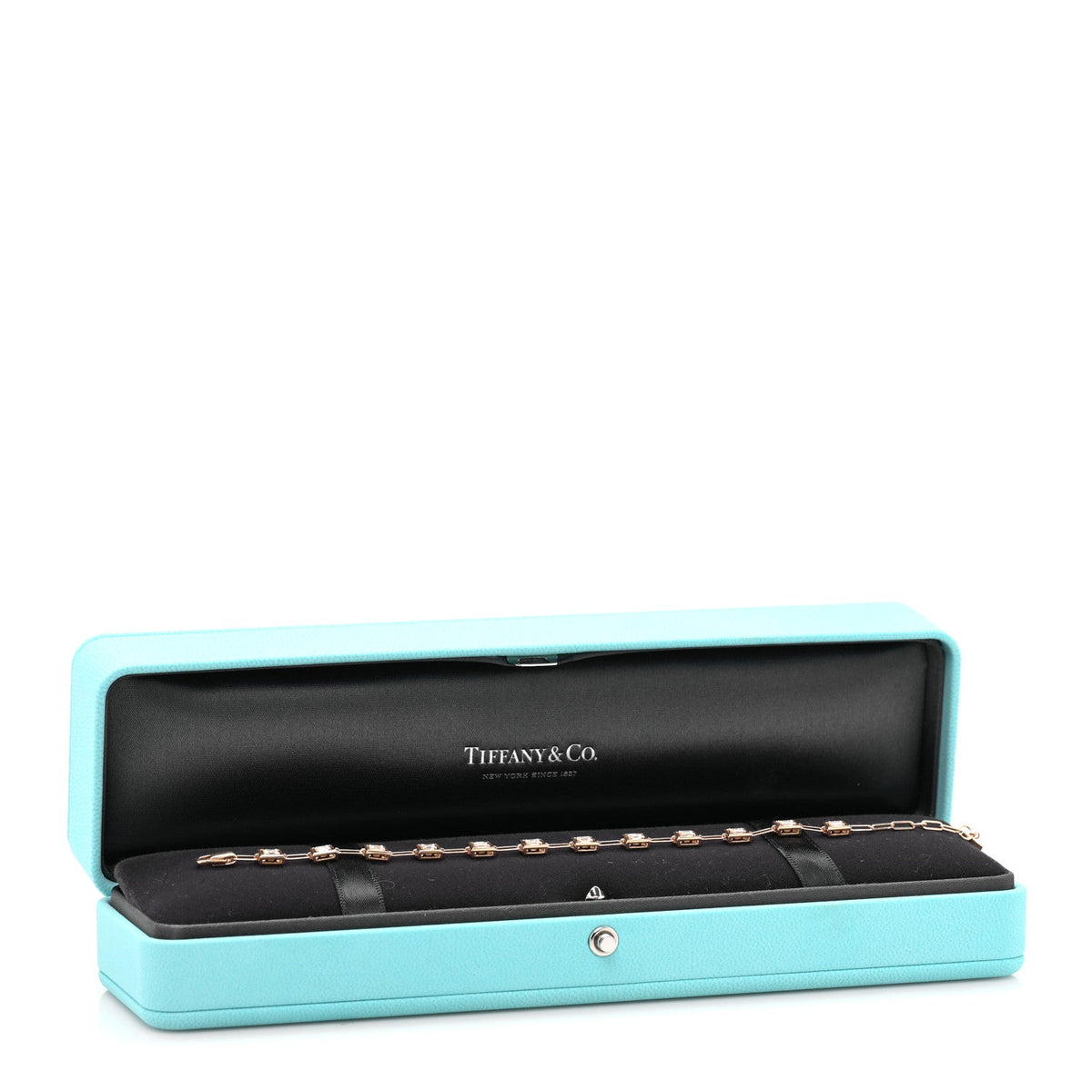 18K Rose Gold Diamond Jewel Box Bracelet