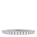 Platinum Diamond 2mm Half Eternity Wedding Band Ring 49 4.75