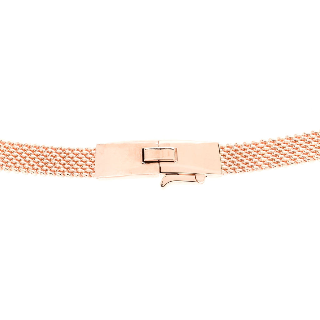 18K Rose Gold Diamond Kelly Gavroche Necklace XS