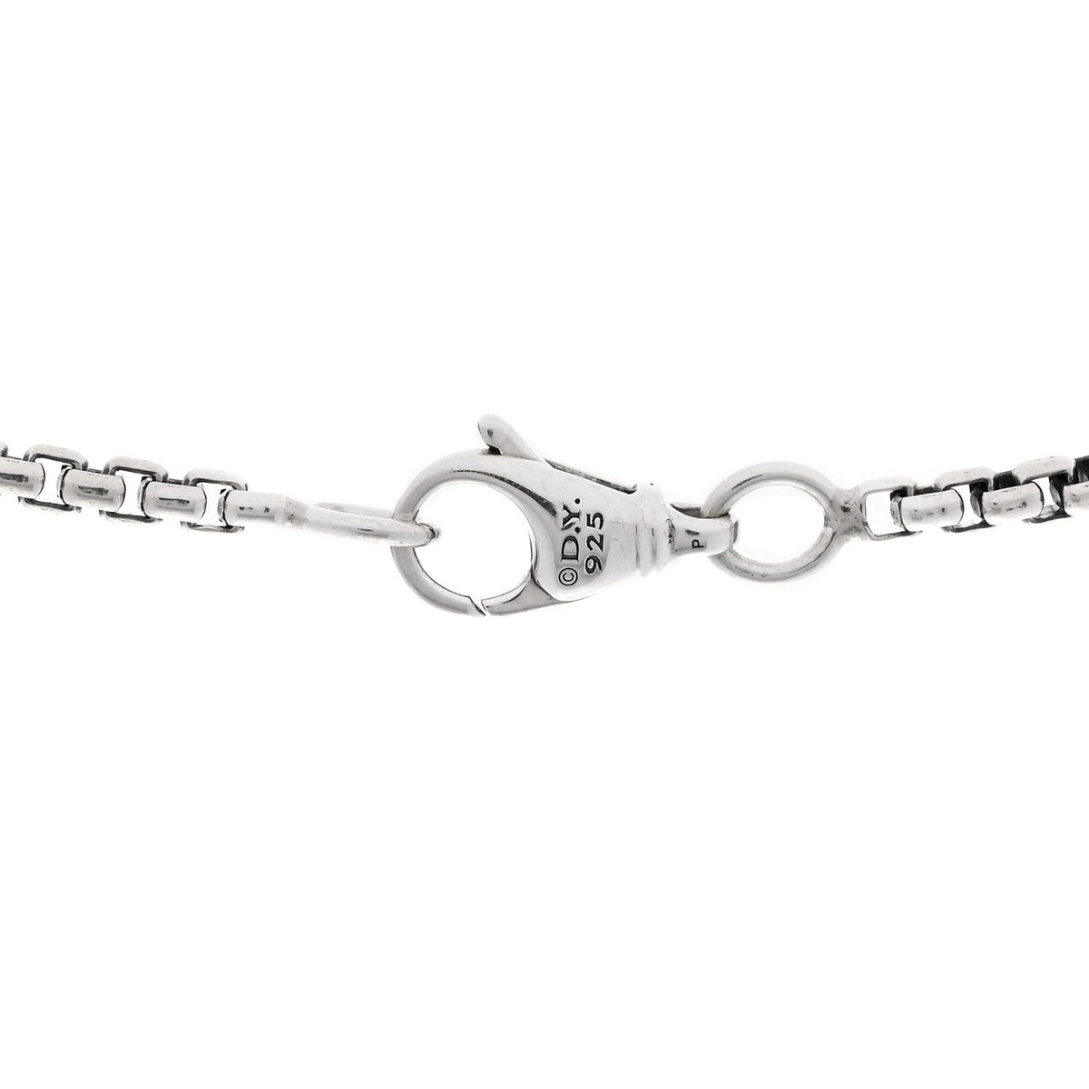 Sterling Silver 2.7mm Small Box Chain Necklace 22"