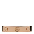 18K Pink Gold 3.5mm LOVE Wedding Band Ring 56 7.5
