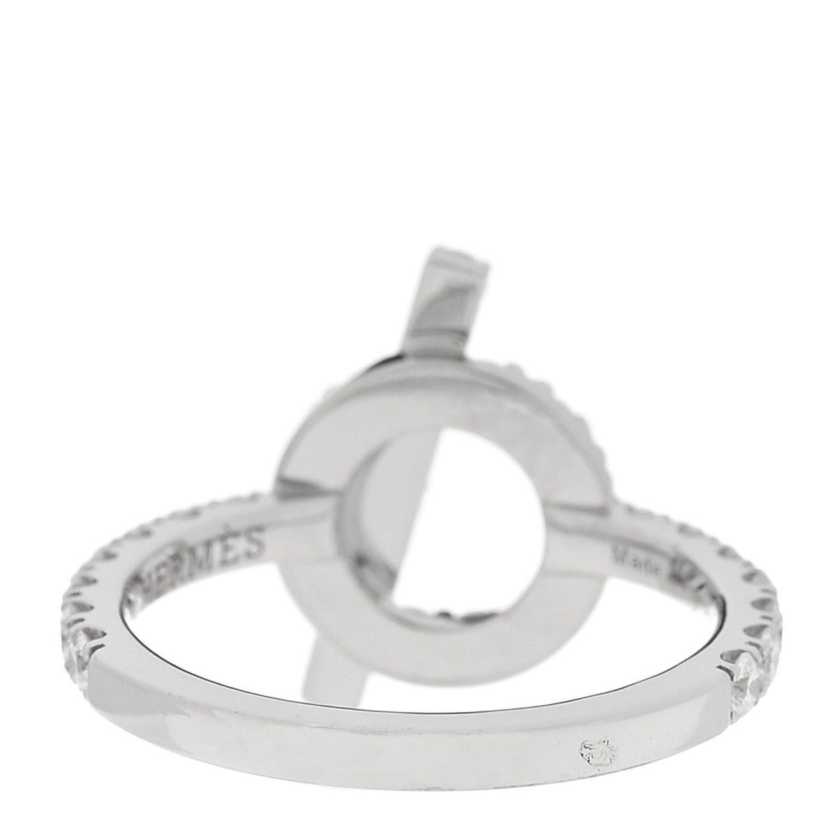 18K White Gold Diamond Finesse Ring 53 6.25