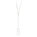 Sterling Silver Ever Chaine d'Ancre Long Lariat Necklace