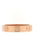 18K Pink Gold 3.5mm LOVE Wedding Band Ring 48 4.5
