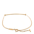 18K Yellow Gold Diamond Small T Smile Bracelet