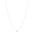 18K White Gold Diamond SM D'Amour Pendant Necklace