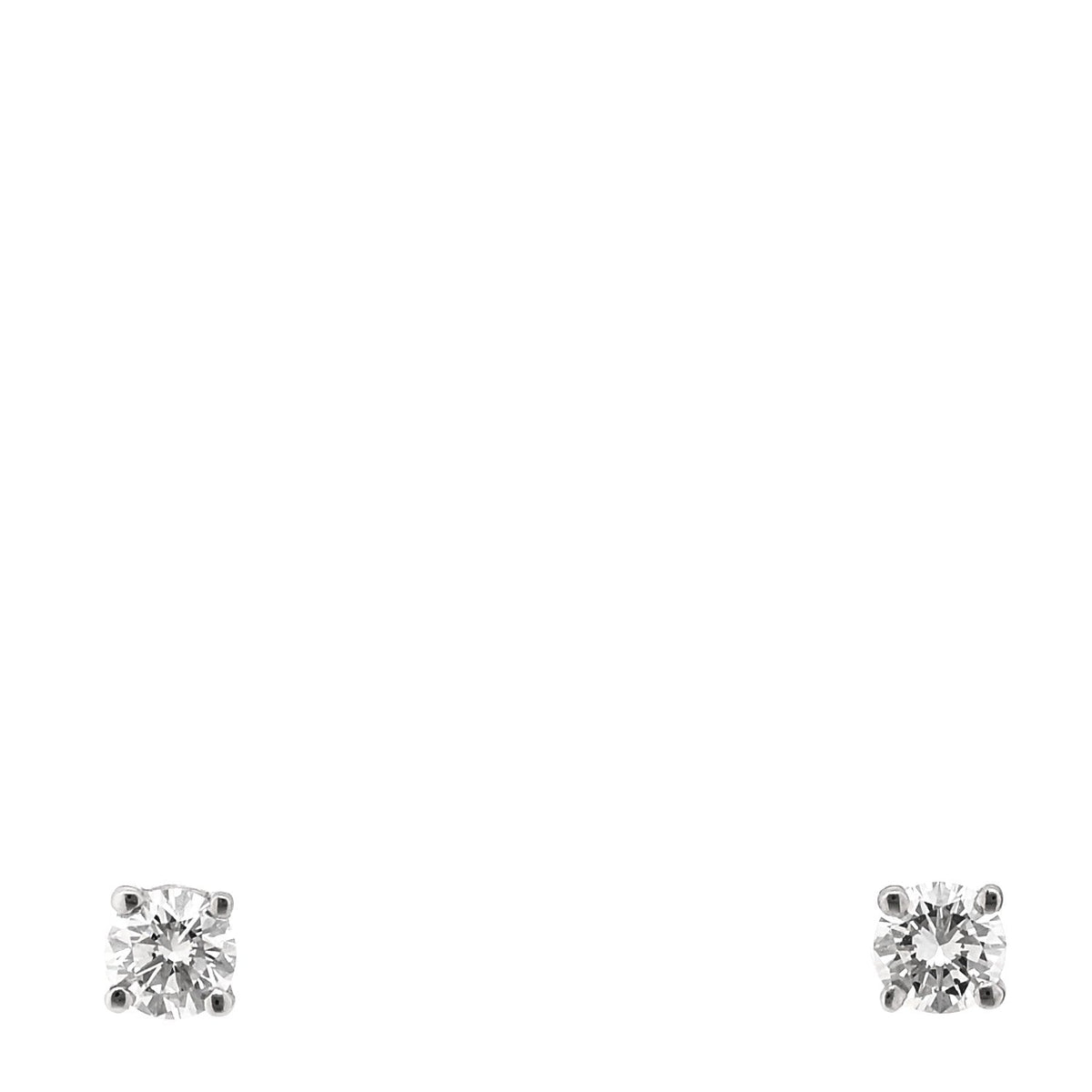 Platinum Diamond .34ctw Solitaire Earrings