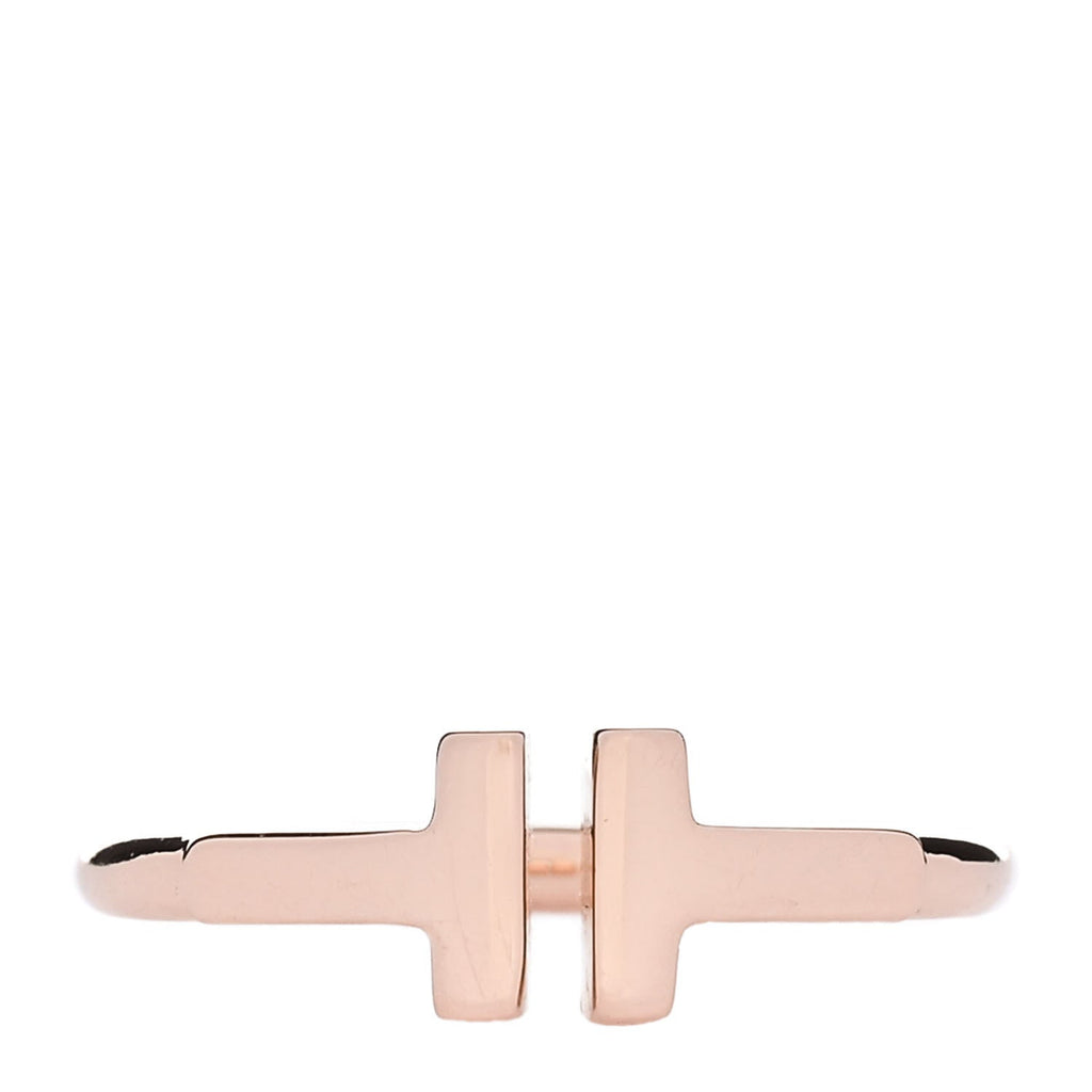 18K Rose Gold T Wire Ring 48 4.5