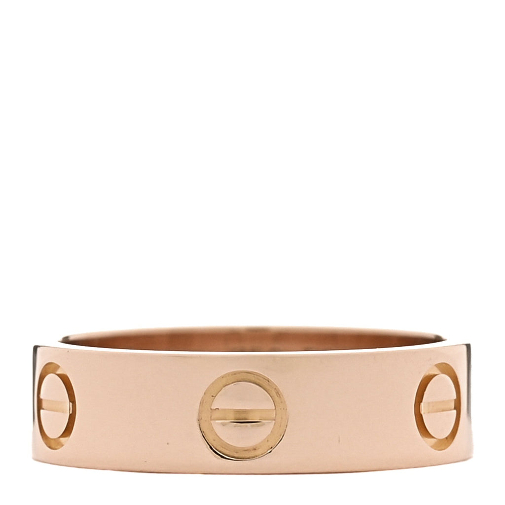 18K Pink Gold 5.5mm LOVE Ring 56 7.5