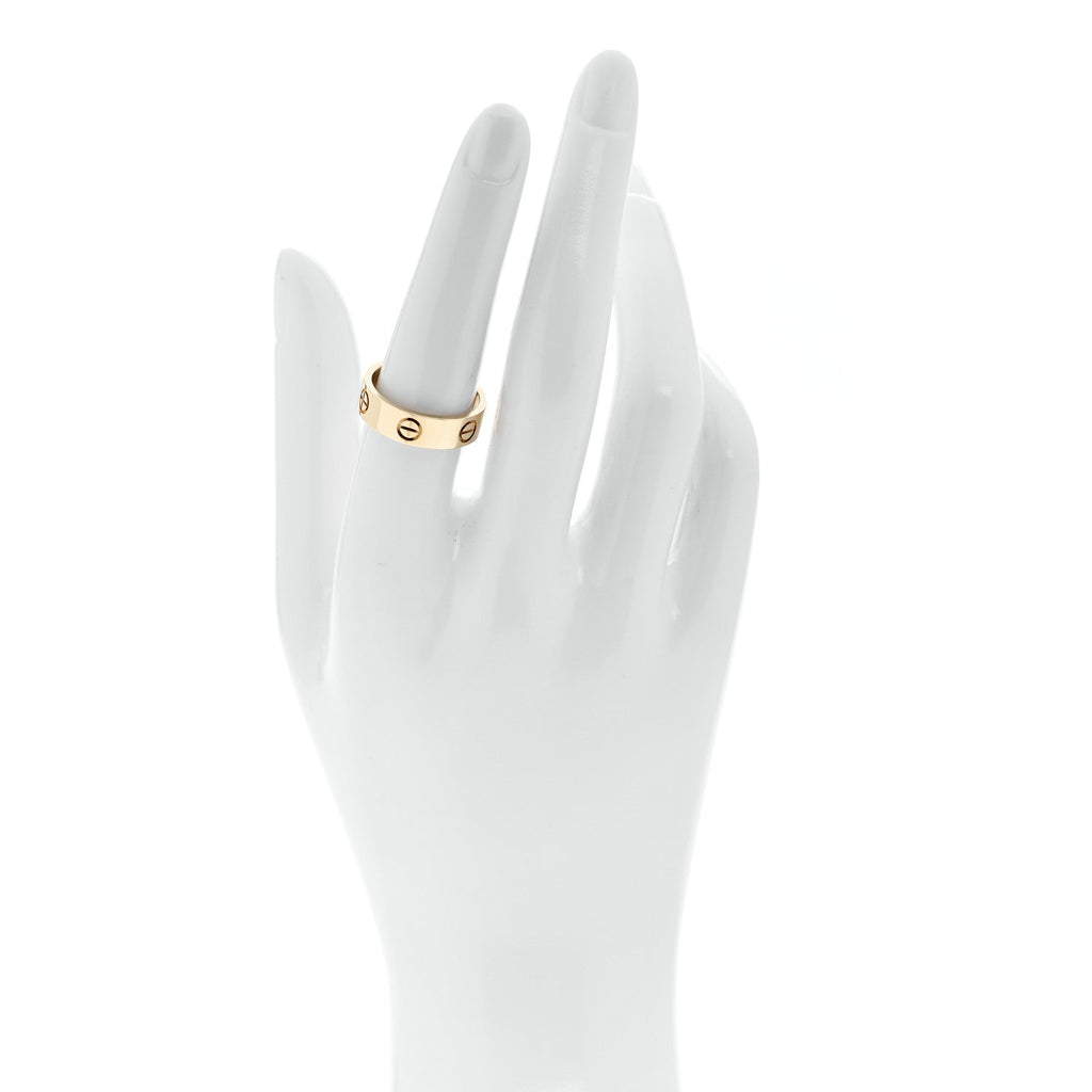 18K Yellow Gold 5.5mm LOVE Ring 54 7