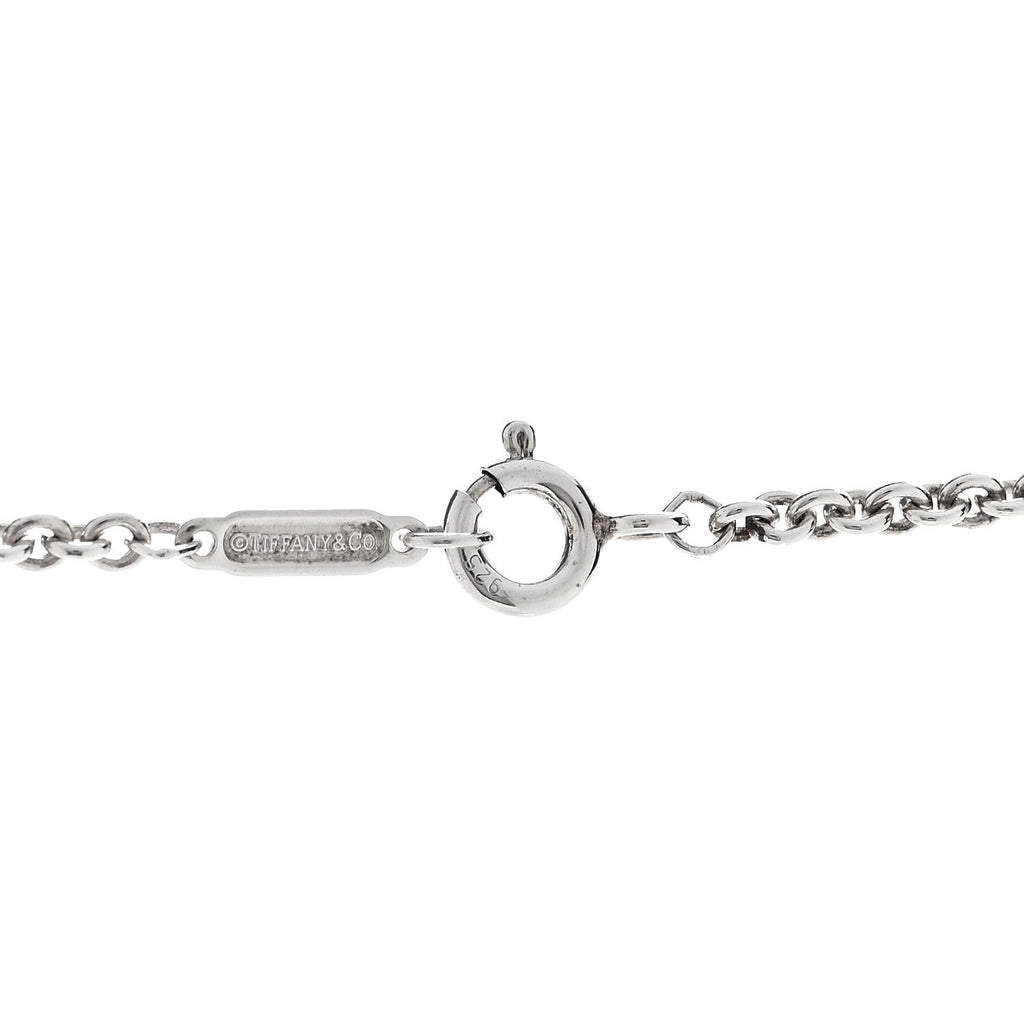 Sterling Silver Concave Cross Pendant Necklace