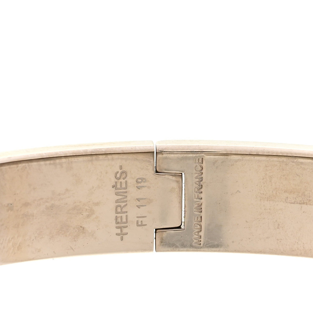 Enamel Narrow Clic Clac H Bracelet GM Rose Candeur