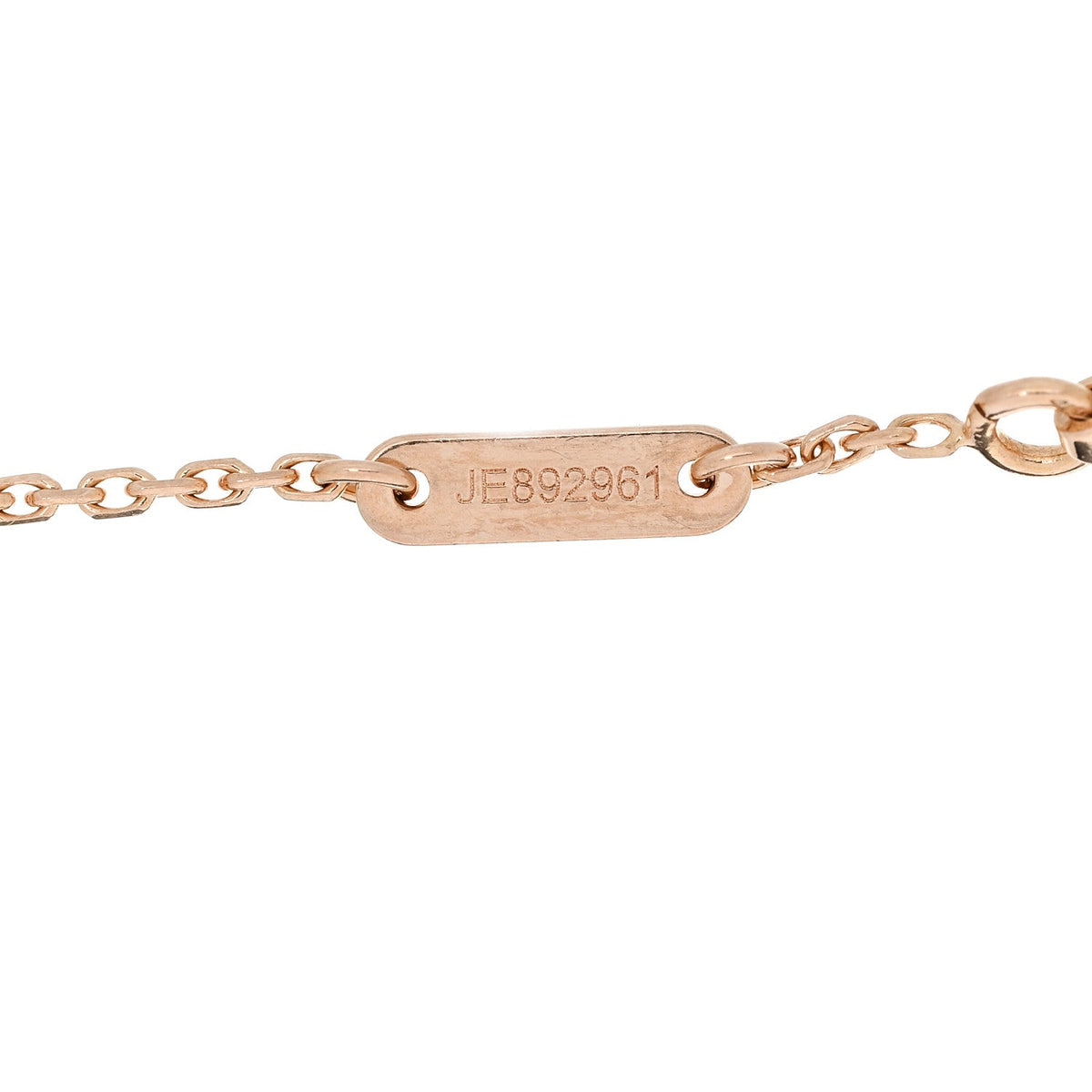 18K Rose Gold Carnelian Sweet Alhambra Bracelet