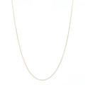 18K Yellow Gold 1mm Chain Necklace