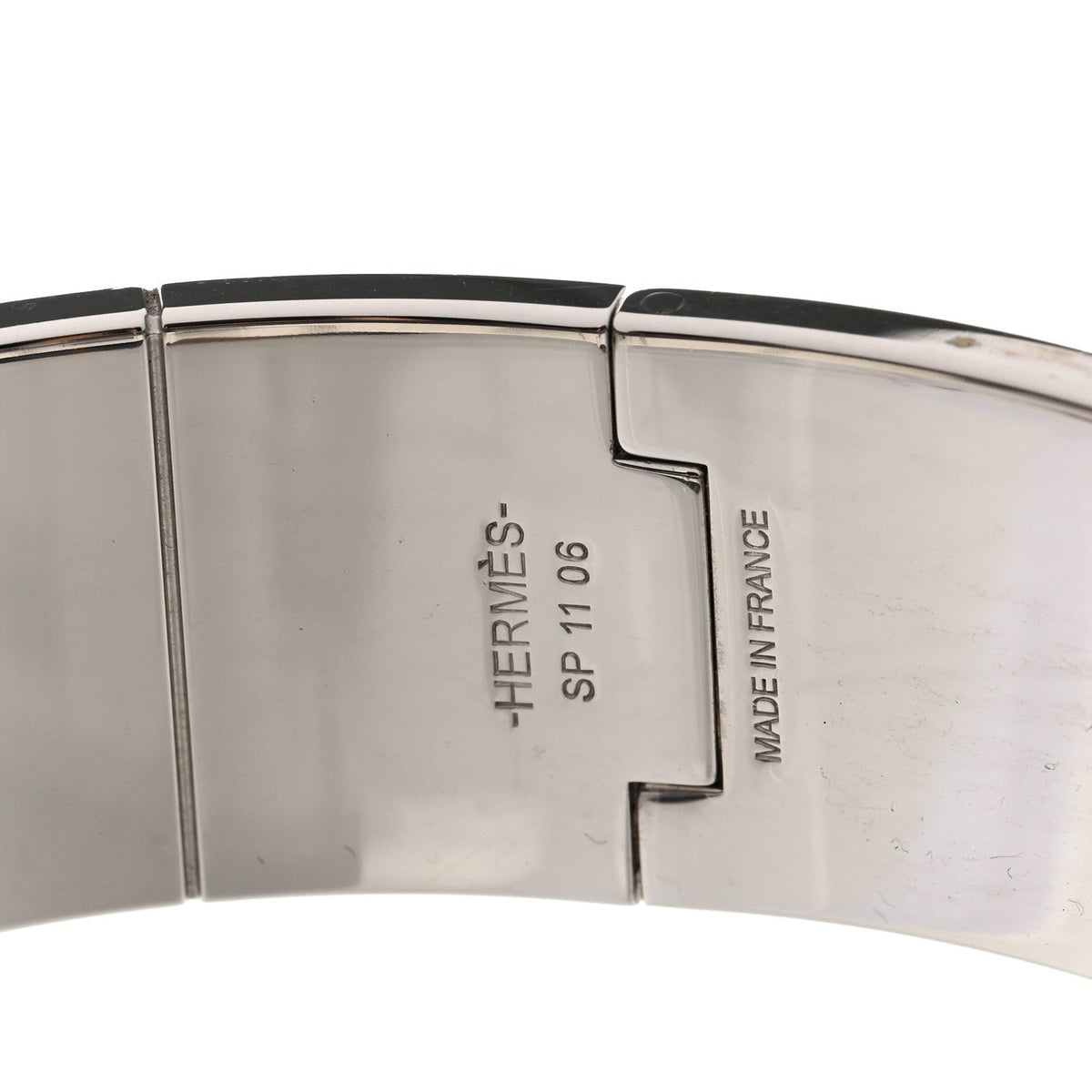 Lizard Charniere Cuir Wide Hinged Bracelet L Ombre