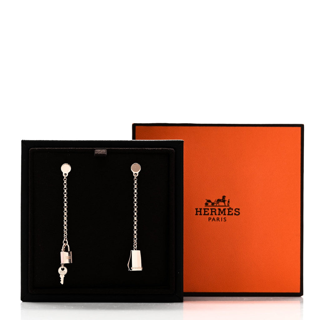 18K Rose Gold Kelly Clochette Earrings