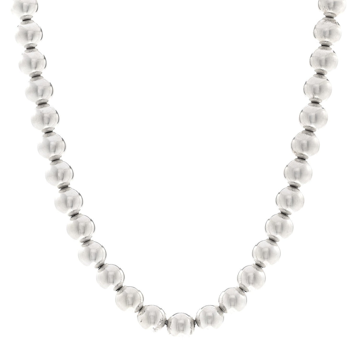 Sterling Silver 10mm Hardwear Ball Necklace