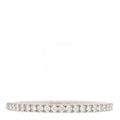 18K White Gold Diamond 1.5mm Étincelle de Cartier Wedding Band Ring 49 5