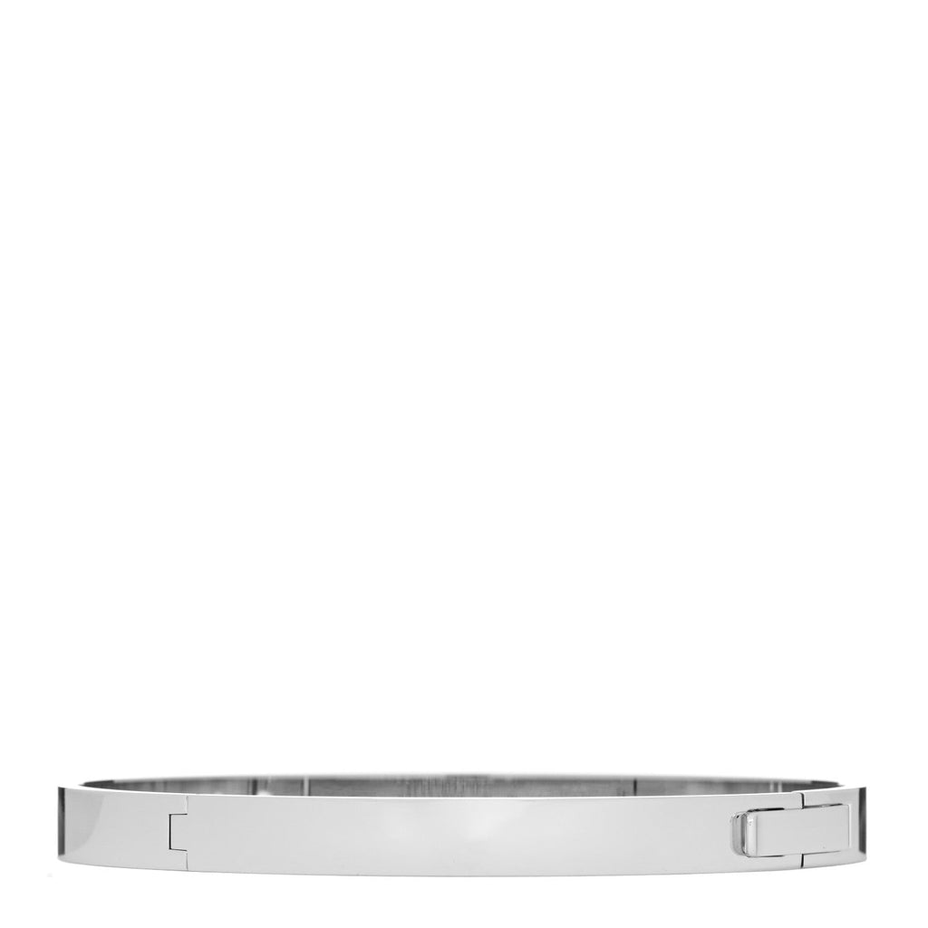 18K White Gold Diamond PM H D'Ancre Bracelet ST