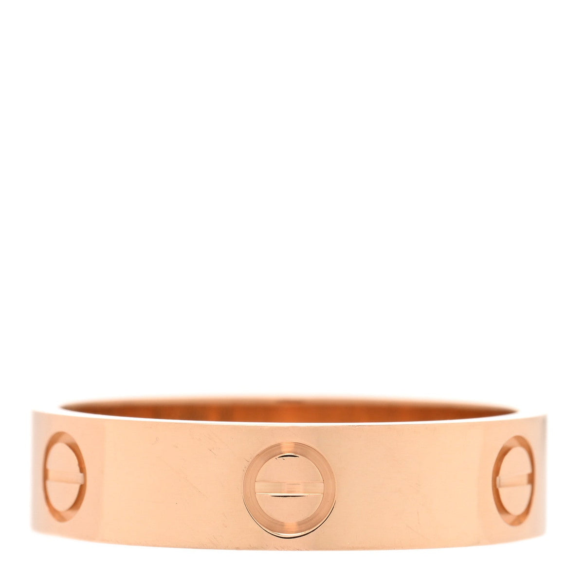 18K Pink Gold 5.5mm LOVE Ring 64 10.75