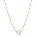 18K Rose Gold Diamond TPM Vertige Coeur Necklace