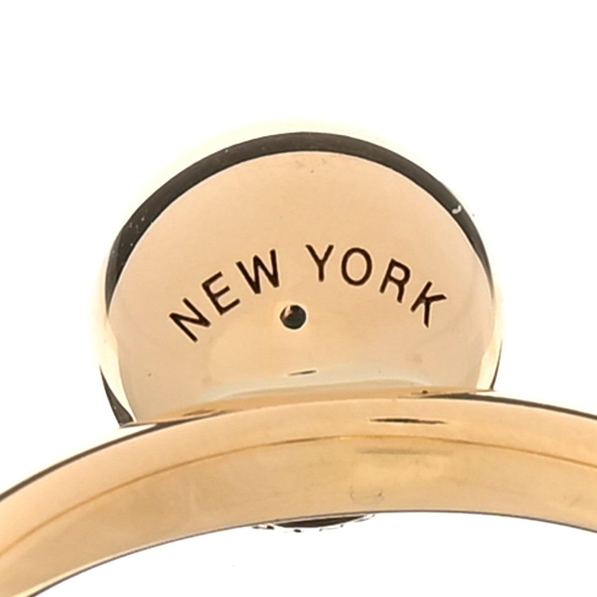 18K Yellow Gold 8mm Hardwear Ball Ring 52 6