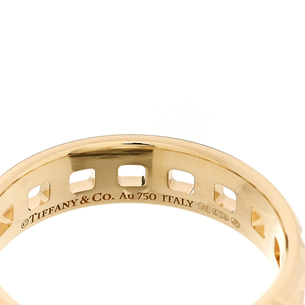 18K Yellow Gold T True Wide Ring 61 9.5