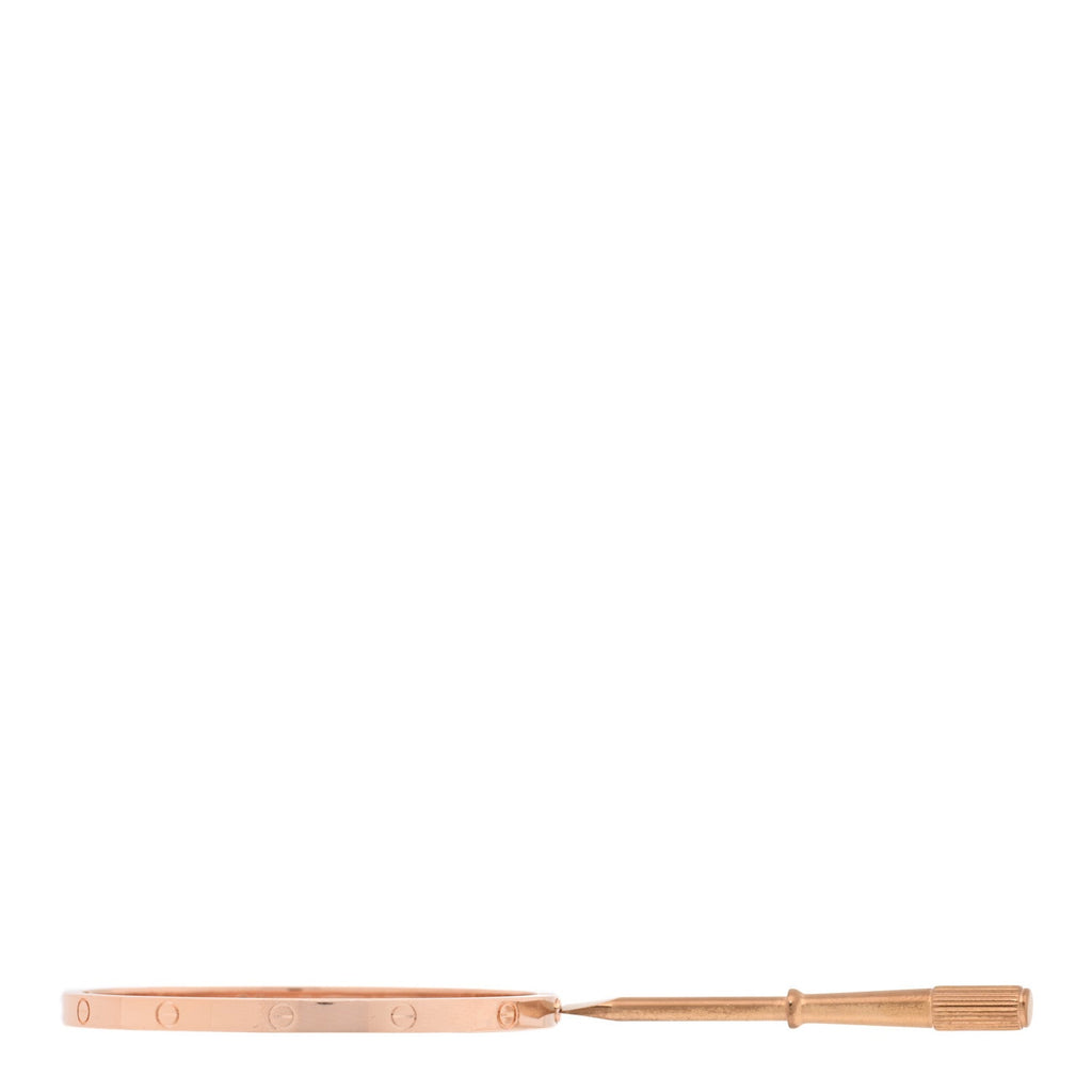 18K Pink Gold Small LOVE Bracelet 15