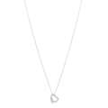 Sterling Silver Elsa Peretti 11mm Open Heart Pendant Necklace