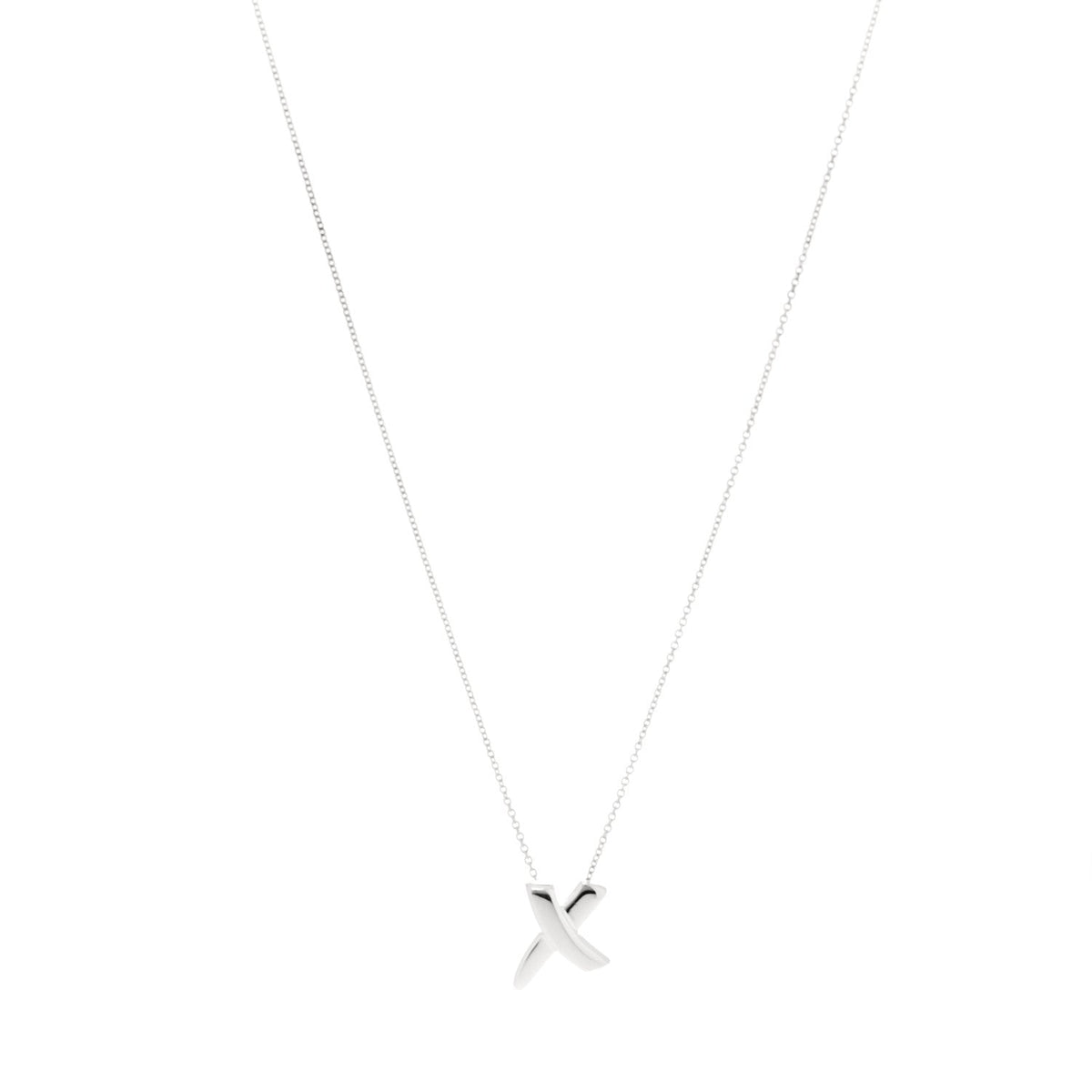 Sterling Silver Paloma Picasso Graffiti X Pendant Necklace