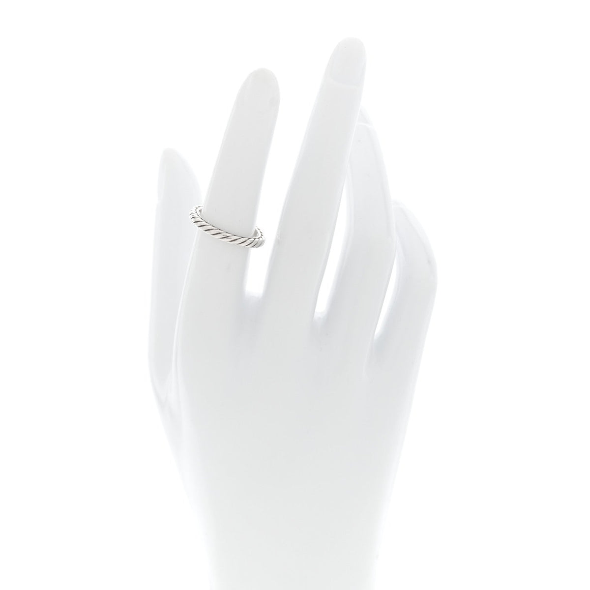 Sterling Silver Cable Classics Band Ring 52 6