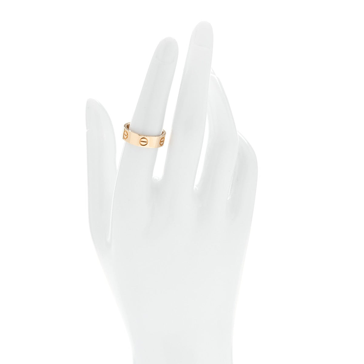 18K Yellow Gold 5.5mm LOVE Ring 53 6.5