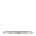 18K White Gold Small LOVE Bracelet 16