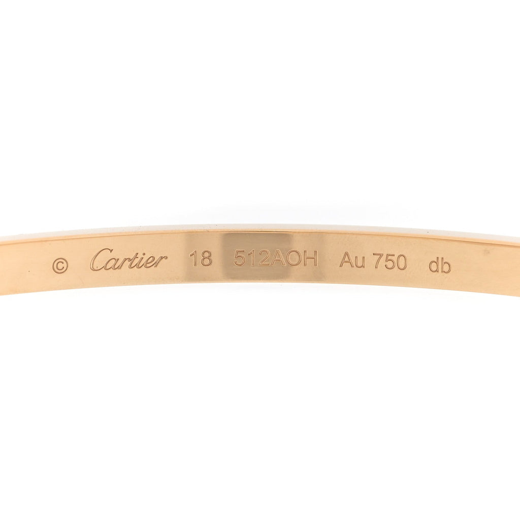 18K Yellow Gold Small LOVE Bracelet 18