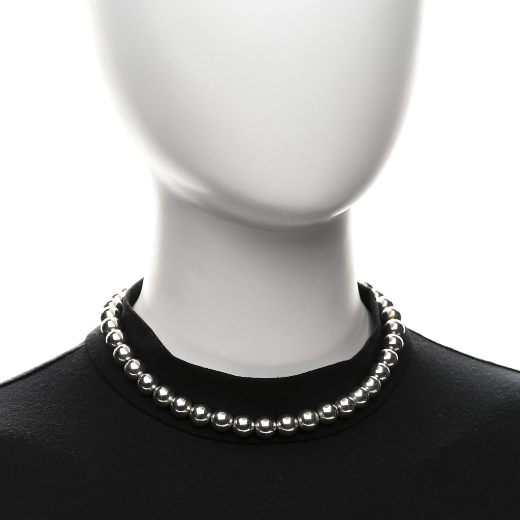 Sterling Silver 10mm Hardwear Ball Necklace