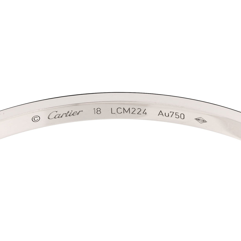 18K White Gold Small LOVE Bracelet 18